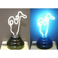 NL-01 Неоновая лампа "Конек-горбунок", синее свечение, питание от USB